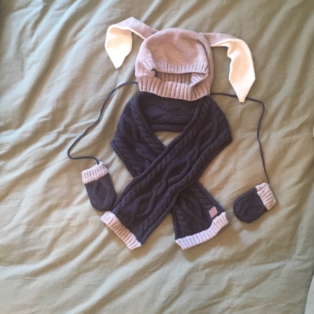 Tartine & Chocolat-hat, gloves and scarf set